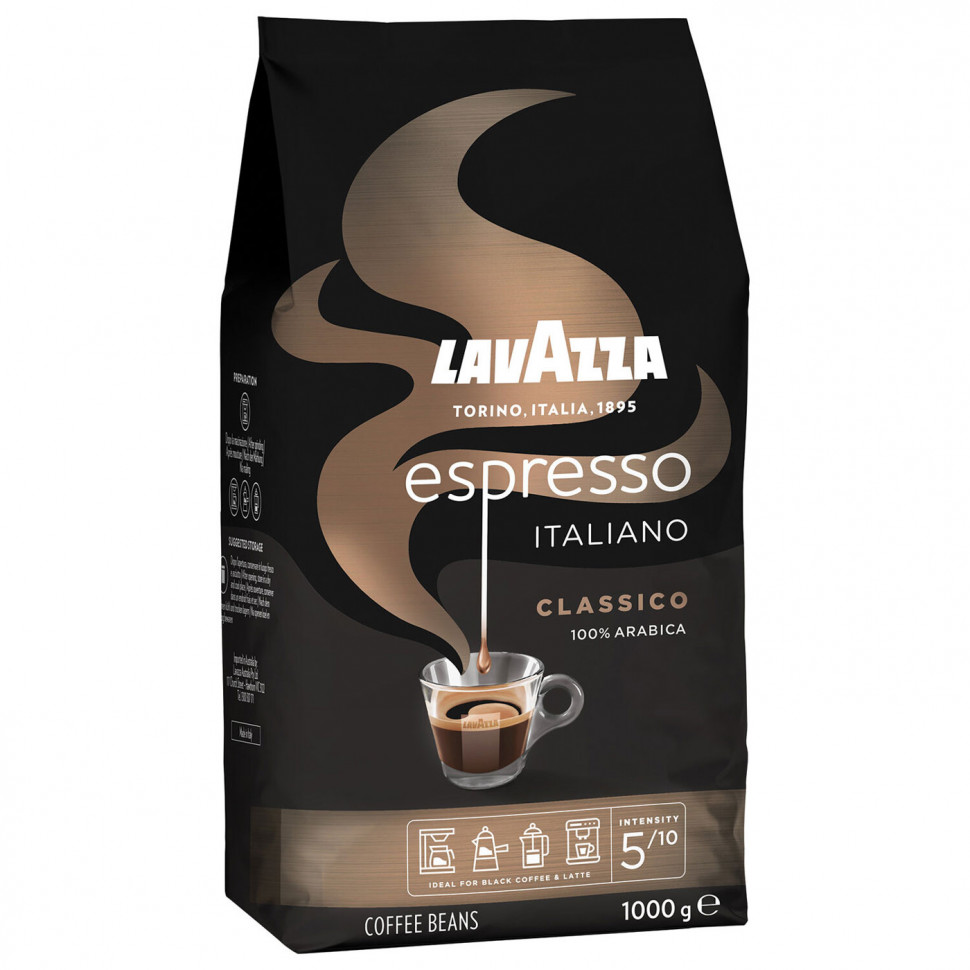 Кофе в зернах Lavazza Espresso Italiano Classico (Эспрессо Италиано Классико) 1кг