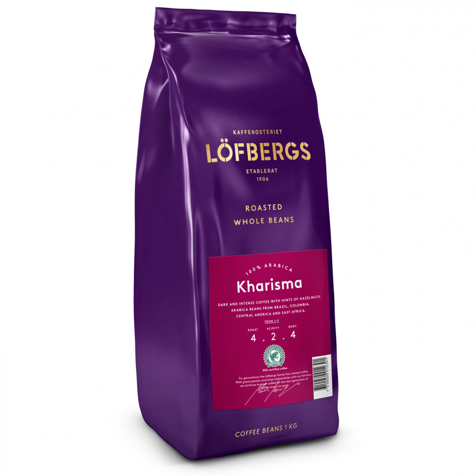 Кофе в зернах Lofbergs Kharisma (Харизма), в зернах, 1кг