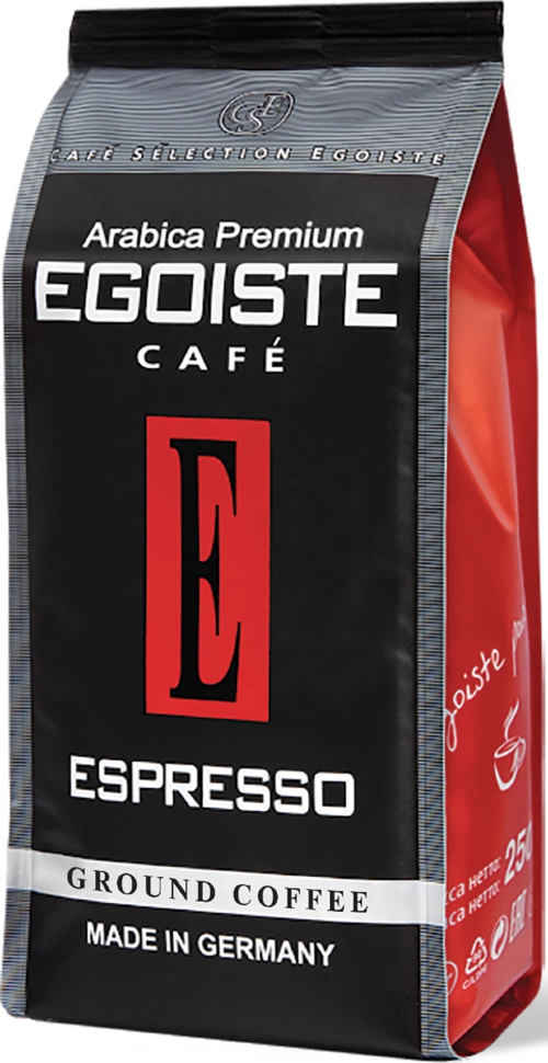 Кофе молотый Egoiste Espresso (Эспрессо) 250г