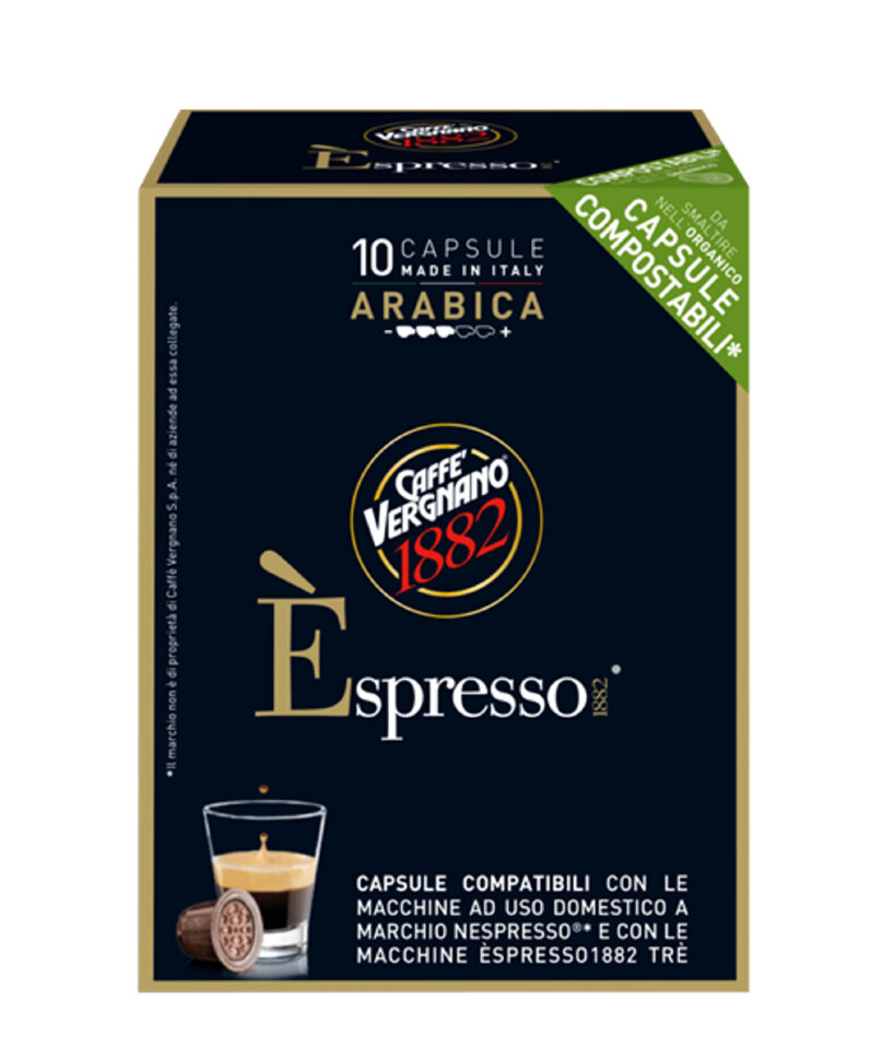 Кофе в капсулах Vergnano Espresso Arabica (Эспрессо Арабика) стандарта Nespresso, 10шт