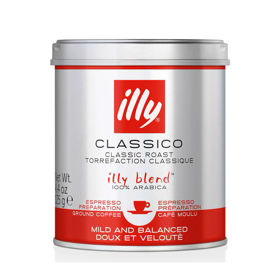 Кофе молотый illy Classico (Классико) средней обжарки, 125г